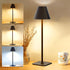 Portable Cordless Table Lamp, 3000mAh Rechargeable Battery-Powered Lighting, Dimmable, Suitable for Dining