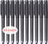 Generic 0.7mm 2-in-1 (18 Pack-Dark Black Gel Ink Rollerball Pens Gel Pens Stylus Pens Medium Point Pen for Office