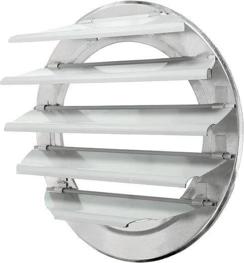 PATIKIL 10 Inch Aluminum Vent Cover, Louver Shutter Exhaust Fan Louvered Vent