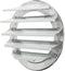 PATIKIL 10 Inch Aluminum Vent Cover, Louver Shutter Exhaust Fan Louvered Vent