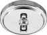 Aspen Creative 21507-31, 5-1/8" 1" Transitional Chandelier & Light Fixture Canopy Kit w/Collar Loop, Chrome, Diameter
