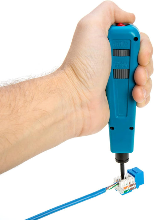 Cables Direct Online Cat5 / Cat6 RJ45 Cable Impact Punch Down Tool 110/66 Blade Network Wire