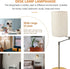 Cozy Linen Table Lamp Shade Half Round Design Floor Lamp Cover for Bedroom Living Room Replacement for Home Decor