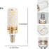 Smart LED Corn Light Bulb with Remote Control, E14 9W Adjustable Color Temperature and Brightness, 2 Pack