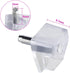 BokWin 20Pcs 3mm (1/8 Clear Shelf Support Pegs in) Plastic Cabinet Clips Holder, Book Shelf Holder Pins for Kitchen