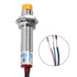 uxcell Inductive Proximity Switch Sensor NPN Normally Open, 6-36V DC, 12 mm Diameter