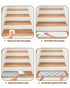 BOHOOSKYLAR 4 8"x30" Ocean Crab Stair Treads Seaweed Starfish Coral Blue Texture Indoor Non Slip Peel and Stick Stair