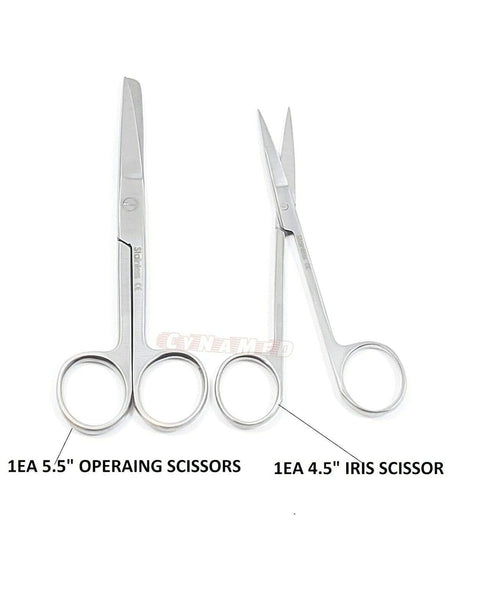 Premium 34 Pcs Advanced Biology Lab Anatomy Dissection Kit Set with Scalpel Knife Handle and Blades