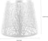 KALLORY Desktop Lamp Shadow Lamp Shade, Iron Lampshade Replacement Clip on Table Lamp Cover for Floor Lamp Chandelier