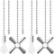 SHIFANQI Ceiling Fan Pull Chain, 4 Pack 3D Bulb&Fan Pull Chain Extension, 12