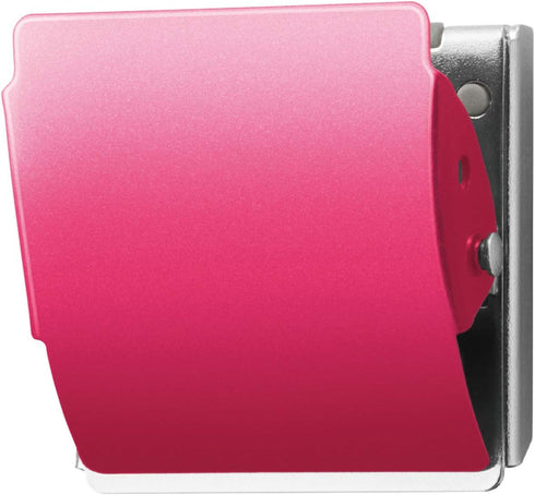 PLUS Extra Strong Large Magnetic Clips, Large 3-Pack, Red