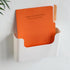 Wall Mount Folder Holder File Organizer, No Drilling Hanging File Mail Organizer, Office Supplies Storage, Single