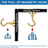 LOVIMAG Cruise Essentials, 28lbs Cruise Door Magnets, Yellow Magnetic Hooks for Cruise Cabins, 12 Pack