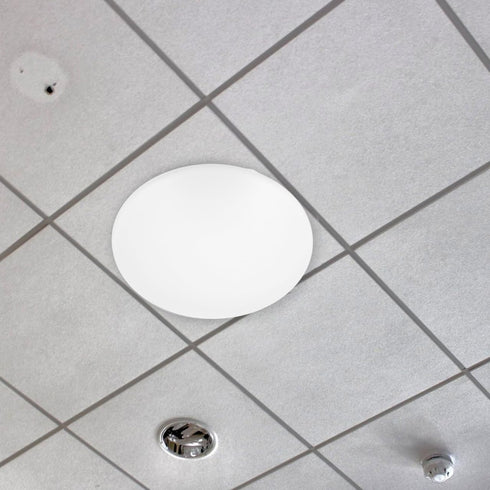 10-Inch 9.5 Inch Veemoon Plastic Ceiling Light Cover - Flush Mount Ceiling Fixture Replacement Shade for Bedroom Dining