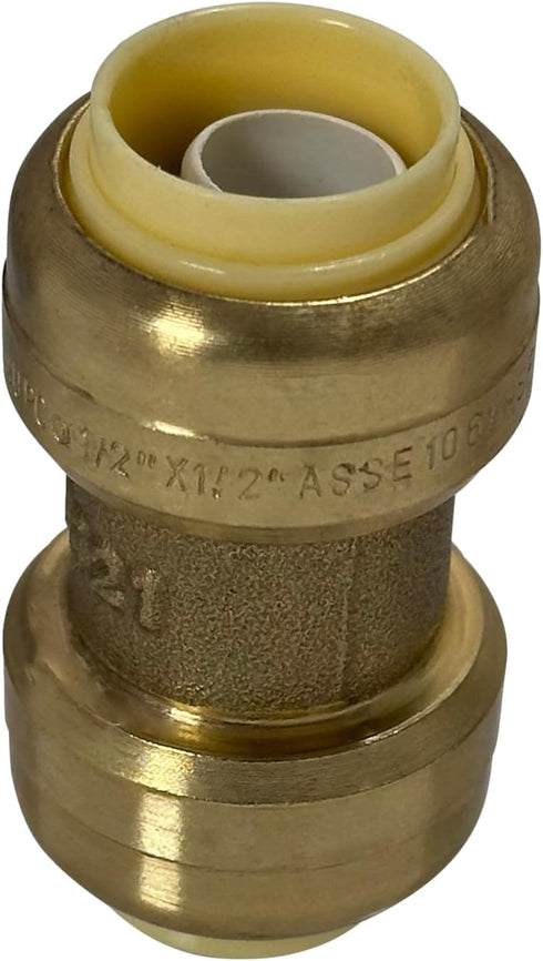 XFITTING 1/2" Push Fit Coupling, 10 Pcs