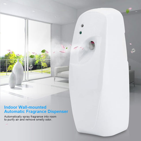 Automatic Aerosol Dispenser, 300mL Automatic Air Freshener Dispenser for Bathroom, 2 X AA Batteries, 8/15/30 Minutes