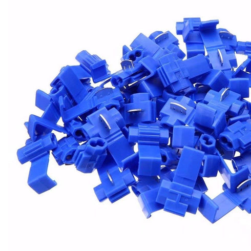 125PCS Solderless Quick Splice Snap Wire Connector, Insulated Crimp Connectors for Electrical Wires 22-10 AWG