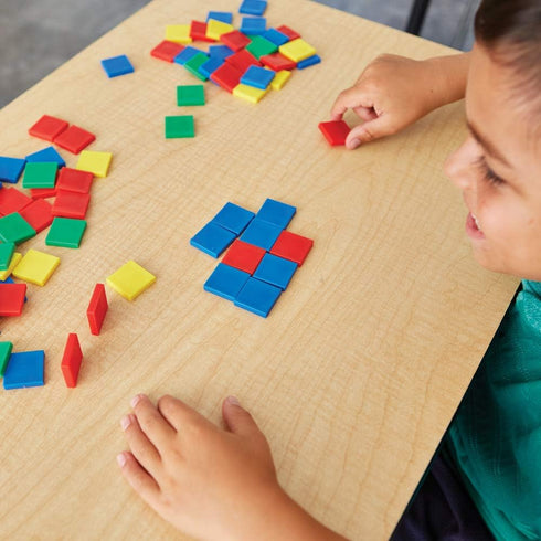 Set 400 EAI Education Color Tiles: Plastic - of in a Jar