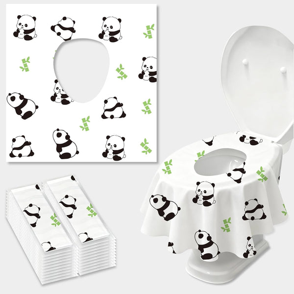 Caxlis 20 Pack Toilet Seat Covers Disposable, Waterproof, Ideal for Kids and Adults,