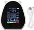 Asixxsix Indoor CO2 Detector: Portable High Accuracy USB Powered 5 in 1 Air Quality Monitor