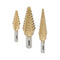 Neiko 10193A Titanium Step Bits, Unibit Set with 28 Sizes, High Speed Steel for Metal
