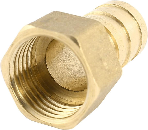 uxcell 1/2 BSP Female to 16mm Hose Barb Quick Connector for Air Fuel Gas Pipe