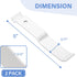 ClosetMaid Closet 2 Pack White Wire Shelf Corner Support Bracket Replacement for Shelf - Adjustable Ventilated Wire