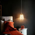 Elegant Plug-In Mini Chandelier - Golden Crystal Pendant Light
