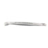 Stainless Steel Forceps with Offset Flat-Tips, Perfect for Handling Membranes (4.75 in.)