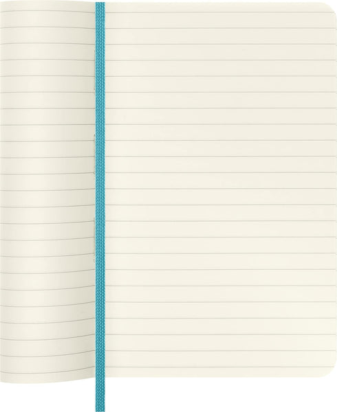 Moleskine Classic Notebook - Soft Cover, Pocket (3.5" x 5.5") Ruled/Lined, Reef Blue, 192 Pages