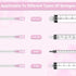 Nonlbzu 18Ga 1.5 Inch 18G 100 Luer Lock Needle with Cap - Disposable Needles for Precision Refilling of Glues, Inks