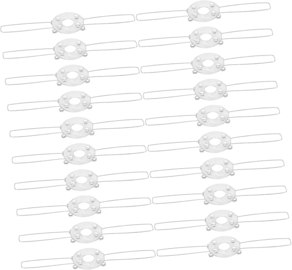 Lampshade Spring Clips 20-Pack 2-Fork Lamp Cover Support Buckles for Ceiling Lights