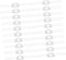 Lampshade Spring Clips 20-Pack 2-Fork Lamp Cover Support Buckles for Ceiling Lights