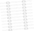 Lampshade Spring Clips 20-Pack 2-Fork Lamp Cover Support Buckles for Ceiling Lights