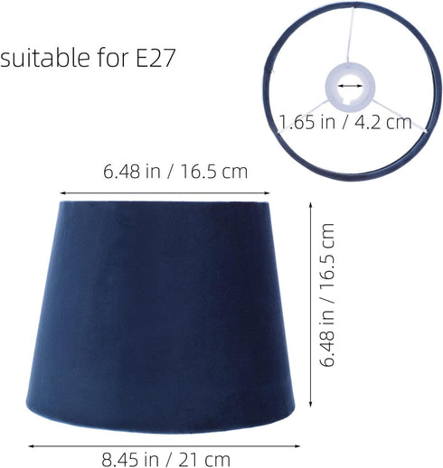 E27 STOBAZA Cloth Lampshade Fabric Lamp Shade Barrel Lamp Cover Replacement Table Light Shade for Floor Pendant Light