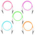 5 Pack Multicolor Silicone Bib Clips with Metal Clamps Dental Napkin Holder
