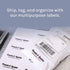 Premium Label Supply White Sticker Address Labels – 2" x 4" – 25 Sheets (10 per Sheet) – 250 Total Adhesive Labels