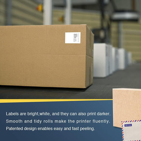 BETCKEY Compatible Continuous Label Replacement for Brother DK-2210, 1-1/7" x 100', Use with Brother QL Label Printers
