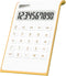 Calculator - 10 Digits Solar Battery Basic, Dual Powered Desktop Calculator - Tilted LCD Display, Slim Design