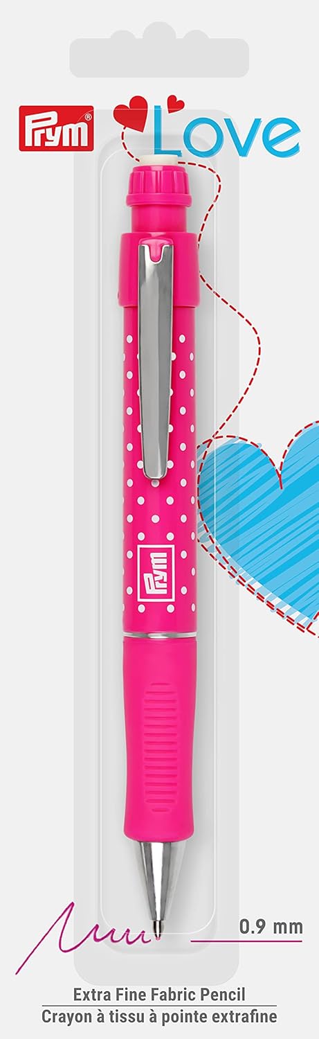 Prym Love Extra Fine Pink Fabric Pencil