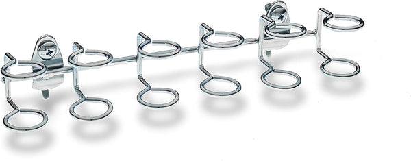 Triton Products Multi-Ring Tool Holder Pegboard Hook, 9 Inch, Silver, 2 Count