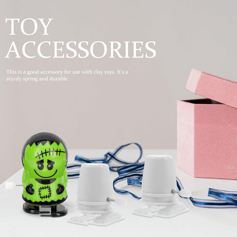 30 Totority Clockwork Legged Robot Pcs Stocking Stuffers Kid Toys Wind up Toy Movement Replaceable Mechanism House Mini