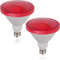 CICINY Par38 Red Flood Light Bulb - 15W (100W Equivalent) - E26 Base Red LED Flood Lights 2 Pack, Party Decoration,