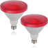 CICINY Par38 Red Flood Light Bulb - 15W (100W Equivalent) - E26 Base Red LED Flood Lights 2 Pack, Party Decoration,