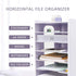 SONGWAY File Organizer for Desk | Multifunctional 7 Tier Vertical Document Holder for Home Office