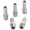 LTWFITTING Bar Production Stainless Steel 316 Barb Fitting Coupler/Connector 3/8" Hose ID x 1/4" Male NPT (Pack of 5)