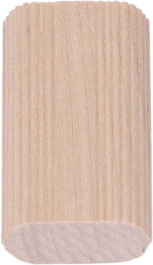 50Pcs Wood Stopper Beech Insertion Dowel Block for Woodworking Furniture Splicing Tool, 6x20x40MM