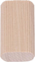 50Pcs Beech Wood Stopper Insertion Dowel Block, 10x24x50MM for Woodworking Furniture Splicing Tool