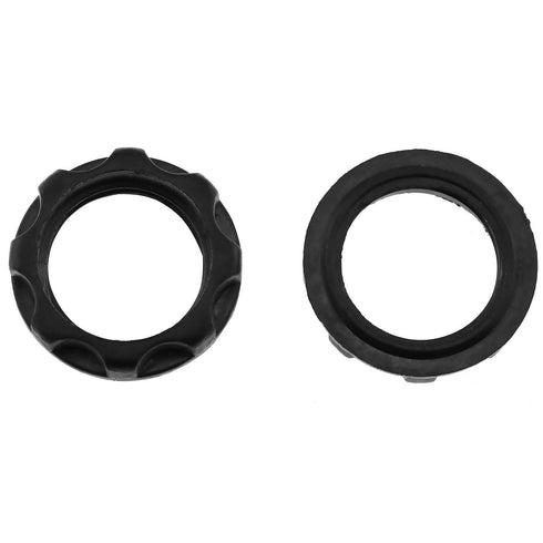 E-outstanding E12 4PCS 3/4 Inch E12 28MM 19MM Light Socket Ring I.D Black Phenolic Rings for Threaded Candelabra Base