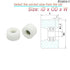 CHOUOHC 1pcs 8mm PU6818-5 1.5x8x5 1.5 8 5(PU6817-5 1.5x7x5mm) Deep Groove Ball Bearing OD PU Coated Fingerboard Wheels